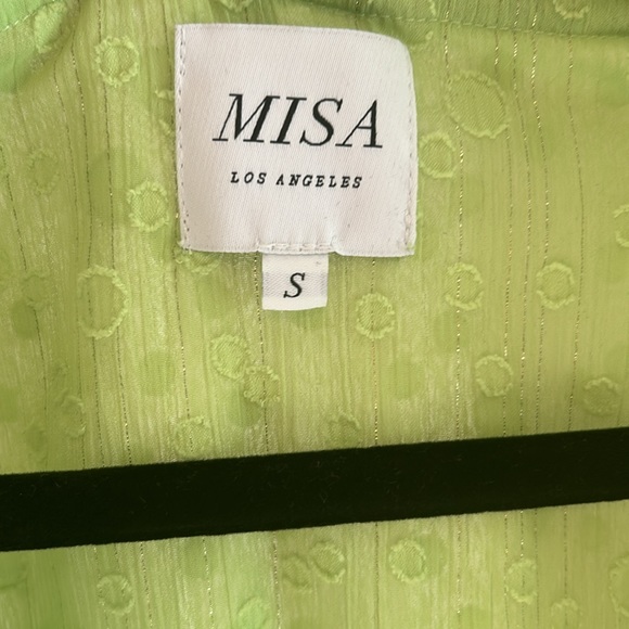 Lorena Dress in Green Clip Dot from Revolve. (Size small but could fit a Medium) - Picture 4 of 4